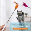 Cat Toys Laser Teaser Laser Pointer Interactive Cat Toy for Cats To Chase Feather Type-C