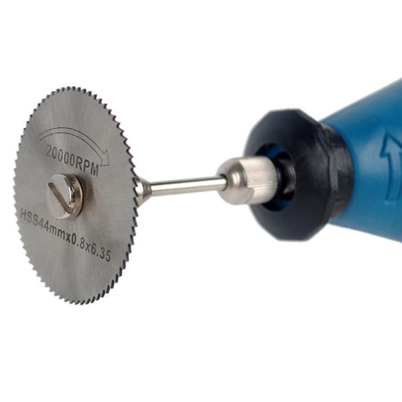 Мини-пилы с хвостовиком 1/8 дюйма из высокоскоростной стали с оправками для вращающегося инструмента Dremel Fordom 7 шт./1 комплект