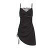 Satin Nightdress For Women With Deep V Neckline Short Sleep Dress Comfortable Nightwear