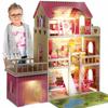 Maison De Poupée - Kinderplay - Grande Maison En Bois - 90 Cm - 9 Pièces - Lumière Intégrée