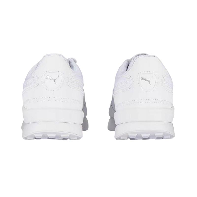 Puma Dista Runner Tech Удобные Нескользящие Прочные Низкие Повседневные Беговые Кроссовки Мужские кроссовки Белые 384665-13