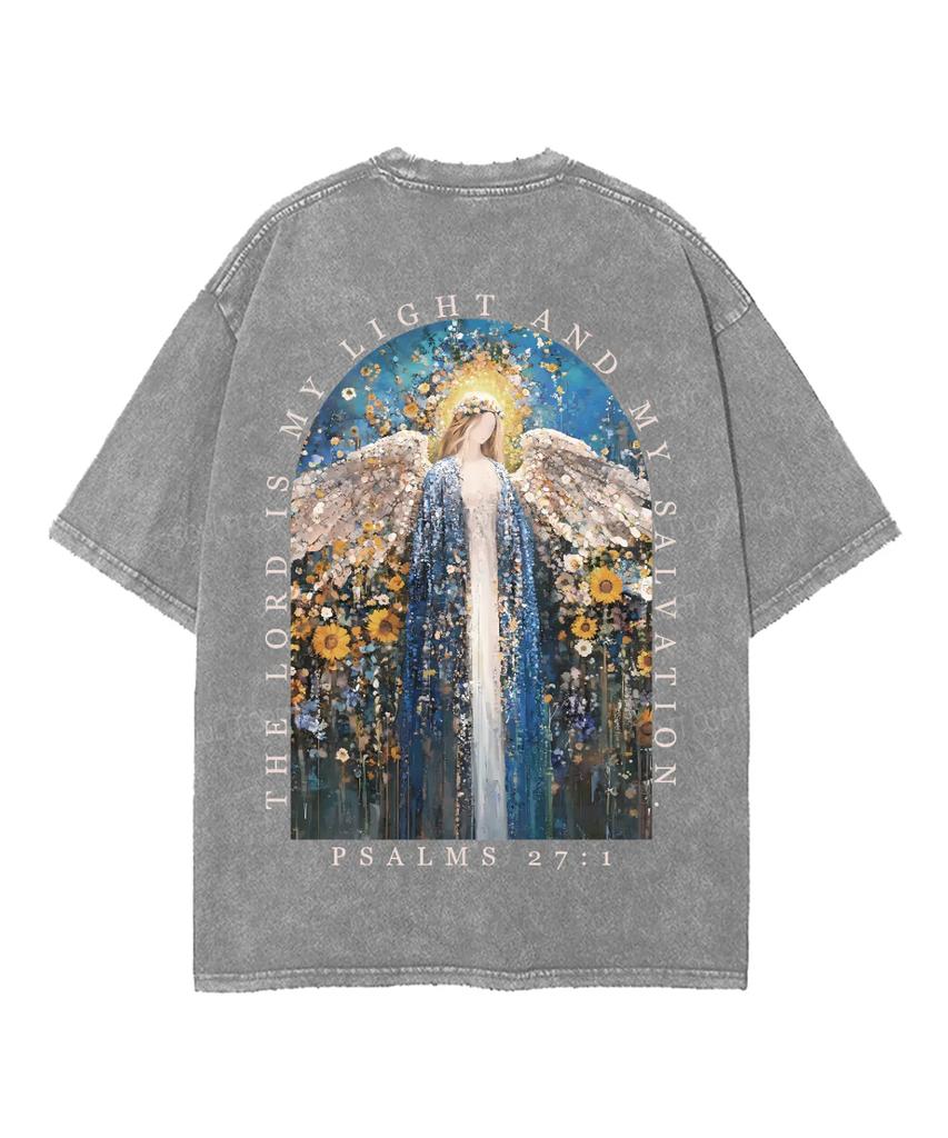 Готическая Yk Art Футболка с принтом Мужская Женская Одежда Летняя С коротким рукавом Повседневная Хлопковая Футболка Винтажная Стиранная Оверсайз Футболки Топы