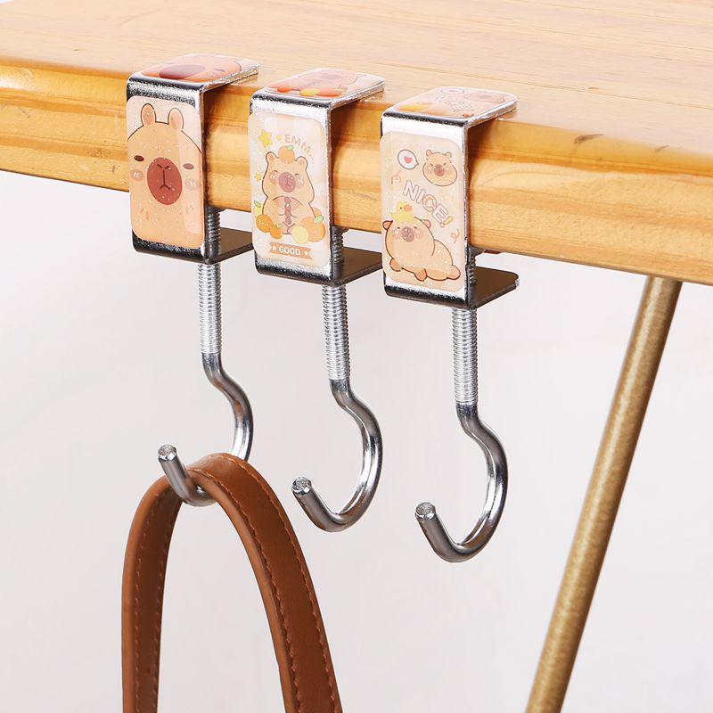 Portable Rotatable Schoolbag Hook for Desks