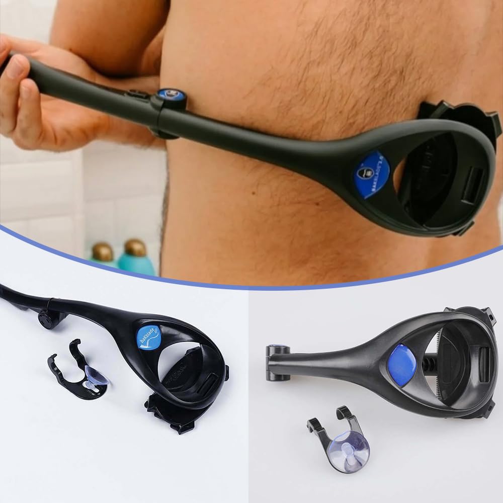 Бритва для удаления нежелательных крючковых отверстий на спине, Неагрессивная бритва, Удаление, Унисекс, Складная, Волосы, Уход за собой,