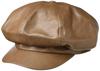 От Casquette FK LEATHER CASQUETTE Темно-коричневый Обычный [Sense Grace]