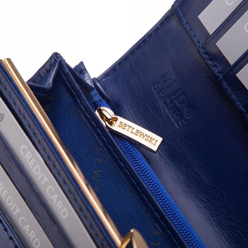 BPD-VS-100 NAVY Women' Wallet SHINY + CERTIFICATE