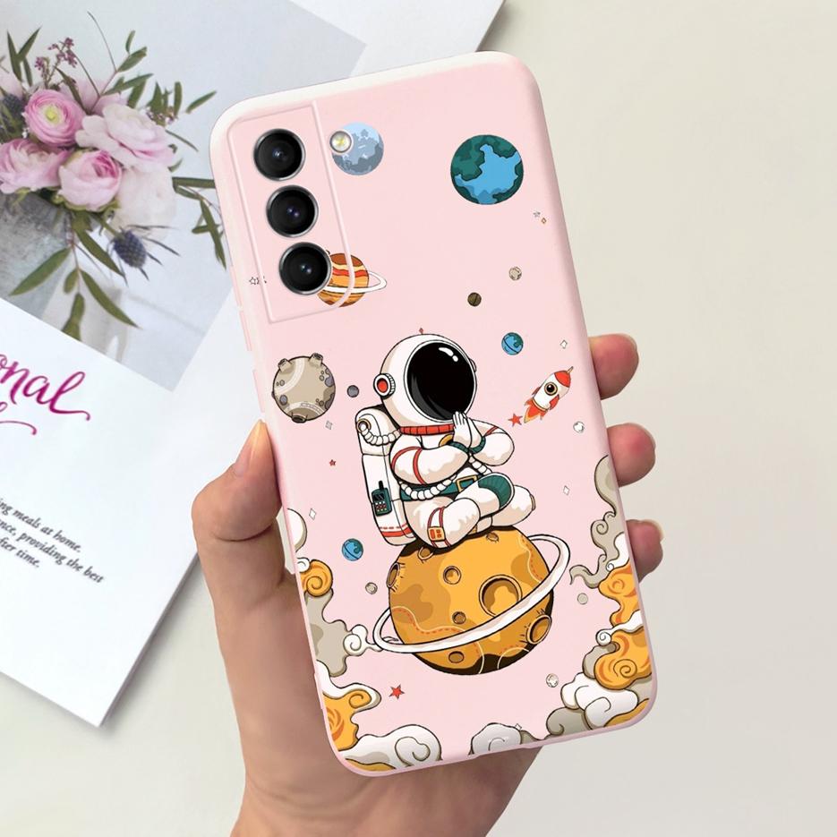 Чехол для Samsung Galaxy S22 Plus 5G Милые Астронавты Мультяшная Обложка Мягкий ТПУ Чехол для Телефона Для Samsung S22 Ultra S 22 S22+ Задняя Крышка
