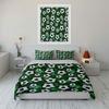 "Green Soccer Ball Bedding Set" Bedding Duvet Cover Set Duvet Cover Pillowcases (1 * Duvet Cover 2 * Pillowcases, without duvet insert)
