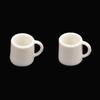 4 шт./компл. 1:12 миниатюрных чашек кукольного домика, белая кружка, чашка для воды/напитков, чашка для чая, игрушка-кукла