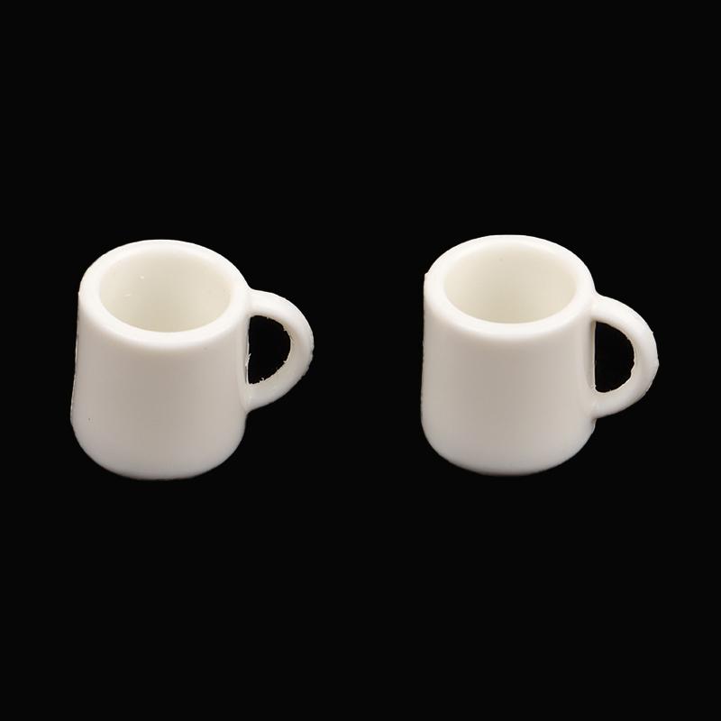 4 шт./компл. 1:12 миниатюрных чашек кукольного домика, белая кружка, чашка для воды/напитков, чашка для чая, игрушка-кукла