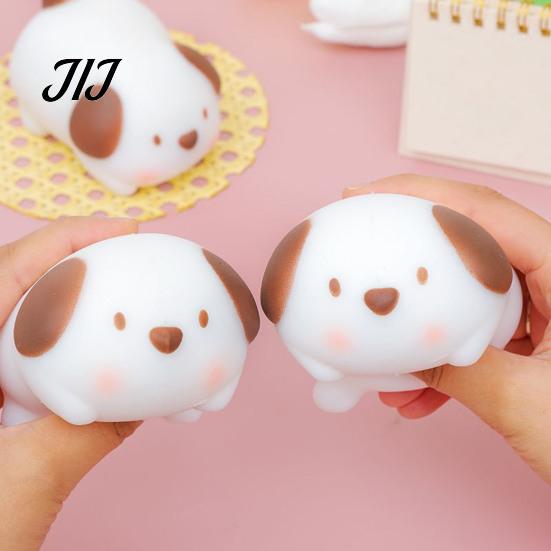Pig Squeeze Toy Animal Stress Relief Toy, Slow Rising Sensory Toys Soft Office Desk Dog Fidget for Kids Adults Anti