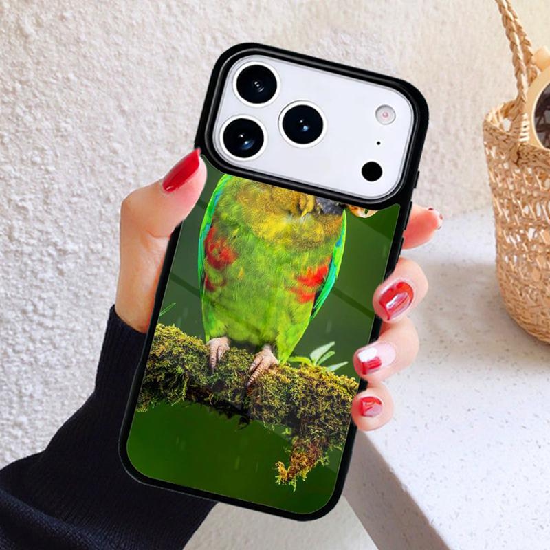 Чехол для телефона с изображением красочного попугая Ара для iPhone 17 Air 16 15 14 13 12 11 Pro Max Plus