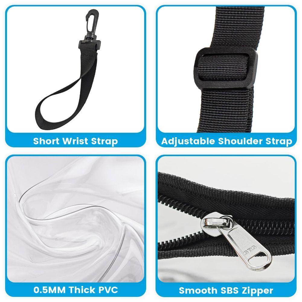 Модная прозрачная сумка, стадионная сумка кроссбоди, новый прозрачный кошелек