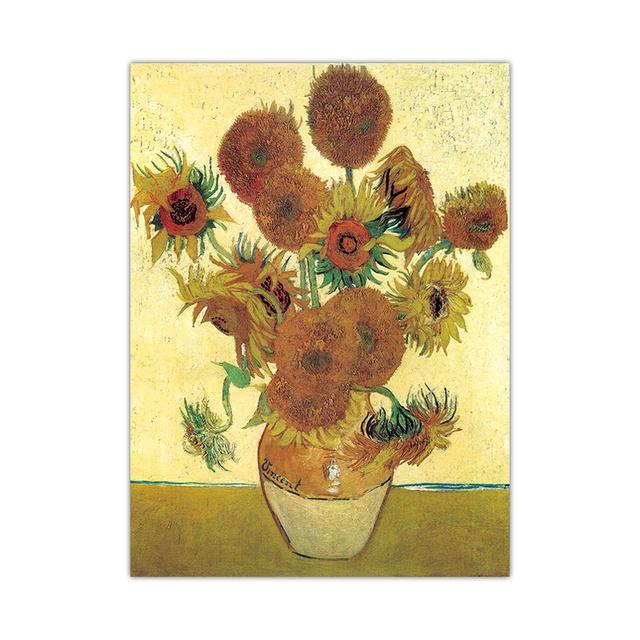 Классическая картина на холсте с подсолнухом, поп-настенная картина маслом, растения, цветы, постеры, принты, фотографии для гостиной, домашний декор