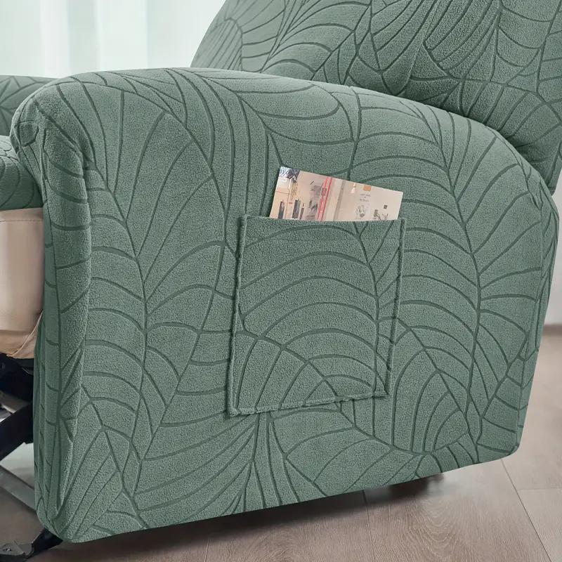 Split Recliner Sofa Covers Elastic Stretch Relax Armchair Cover Non-Slip Reclining Single Sofa Slipcovers Living Room