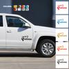 Автомобильная наклейка для Volkswagen VW Amarok V6 4Motion Tdi Пикап Наклейки на борт кузова Шильдики Декор Наклейка Виниловая накладка Автоаксессуары