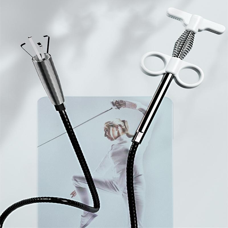 Sewer Pipe Dredging Extractor Flexible Grabber Claw Reacher Tool Drain Clog Remover Cleaning Tool For Sewer Sink Toilet