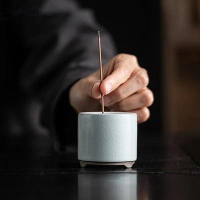 1 шт. винтажная керамическая курильница для благовоний Zen, держатель для благовоний ручной работы, подставка для курильницы, настольное украшение для дома