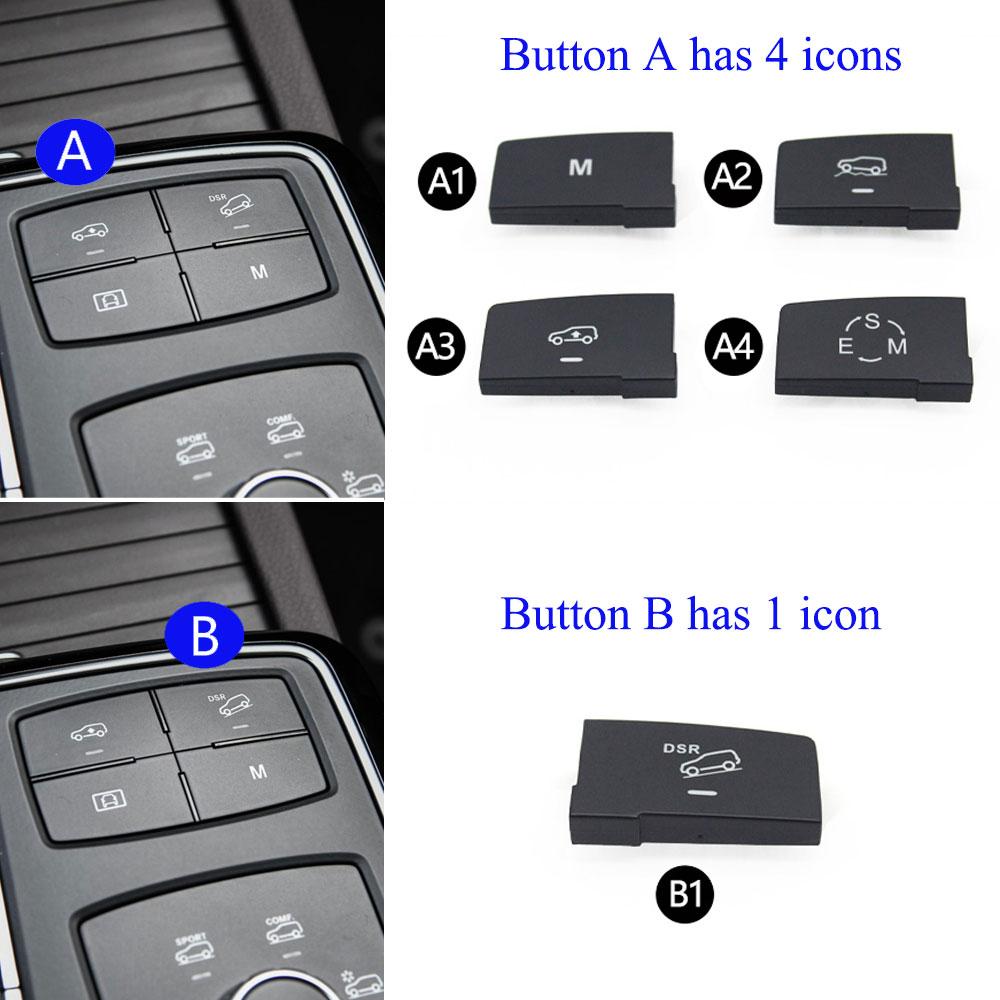 Автомобильная многофункциональная кнопка подвески по высоте DSR регулировка вспомогательных ключей для Mercedes BENZ ML GL GLS GLE W166