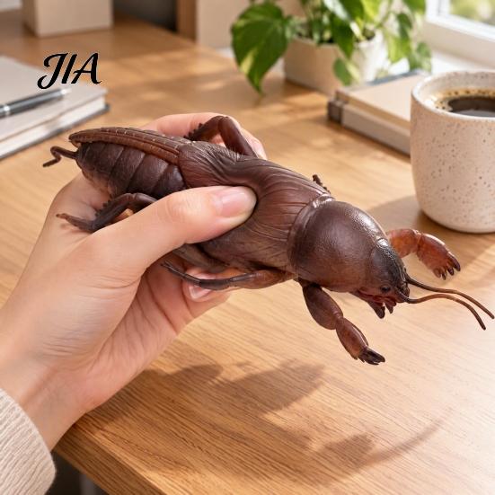 Cute Insect Shape Fidgets Realistic Squishy Toy, Stretchy Stress Relief Fidget Snail Bat Relaxation Tools for Commuting Locust Mantis Fly Mole Cricket