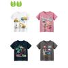 27kids Маленькая детская одежда Летняя детская футболка с коротким рукавом Мальчик Экскаватор Топы Малыш Мальчик Чистый хлопок Одежда с половиной рукава