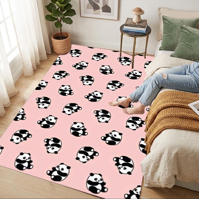 Panda Living Room Nonslip Area Rug Soft Carpet For Bedroom Game Playroom Sofa Office Home Decor Doormat Christmas Gift C9302209