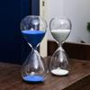 1 шт. 5-минутные песочные часы, прозрачные стеклянные песочные часы, настольное декоративное украшение, песочные часы для отсчета времени