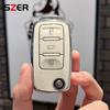 Модный чехол-книжка из ТПУ для автомобильного ключа для Volkswagen, VW Bora Polo Tiguan Jetta Passat B5 B6 B7 Golf Beetle, Skoda Octavia