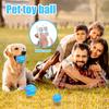 Electric Rolling Ball Dog Toy Smart Automatic Bouncing Ball with LED Light Interactive Touch Activation Moving Ball Toy for Small Medium Dogs