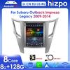 Hizpo Carplay 4G 9,7-дюймовый экран Tesla Style 2Din Android 13 автомобильное радио для Subaru Outback Impreza Legacy 2009-2014 интеллектуальный экран мультимедиа видео