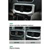 For Volvo V40 Interior Console Air Conditioning Outlet Decorative Cover Trim Stainless Steel Car Accessories Styling
