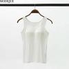 MODIQUE женская повседневная майка с подкладкой для груди без косточек жилет женская подтяжка майка основа большой размер майка нижнее белье