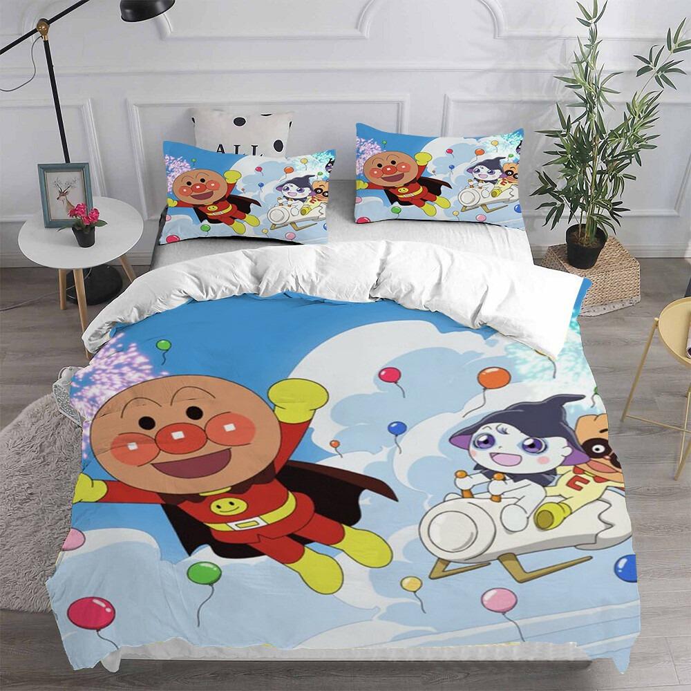 A-Anpanmans Bedding Set Girls Boys Duvet Cover For Outdoor Soft Comforter Bed Custom Quality Bedspread Birthday Present