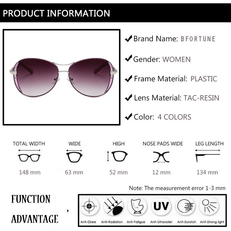 Элегантные женские солнцезащитные очки в пластиковой оправе