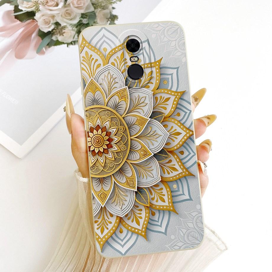 Новый модный чехол для телефона с рисунком для Xiaomi Redmi 5 Plus Redmi5 5+ 5Plus Funda Мягкий матовый силикон Узор с бантом Мультяшный кот Чехлы