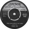 7-дюймовая пластинка BOBBY VEE Take Good Care Of My Baby 45HLG9438 London Records 1961 UK Поп Б/у