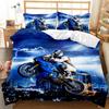 Motocross Rider Racing Motorcycle Dirt Bike Comfortable Duvet Quilt Cover Pillowcase Bedding Set Bedroom Decoration Home Textile