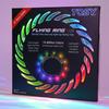 TOSY Flying Ring - 16 Million Colors RGB or 12 LEDs, Super Bright, Lost Mode, Auto Light Up, Safe and Soft, Waterproof, Lightweight Frisbee,
