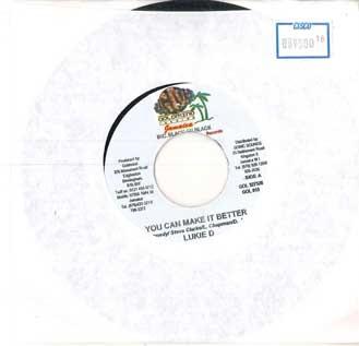 7-дюймовая пластинка LUKIE D / DANNY ENGLISH - You Can Make It Better / Keep On Mo GOL015 GOLDMIND Ямайка Регги, Ска и Даб Б/у