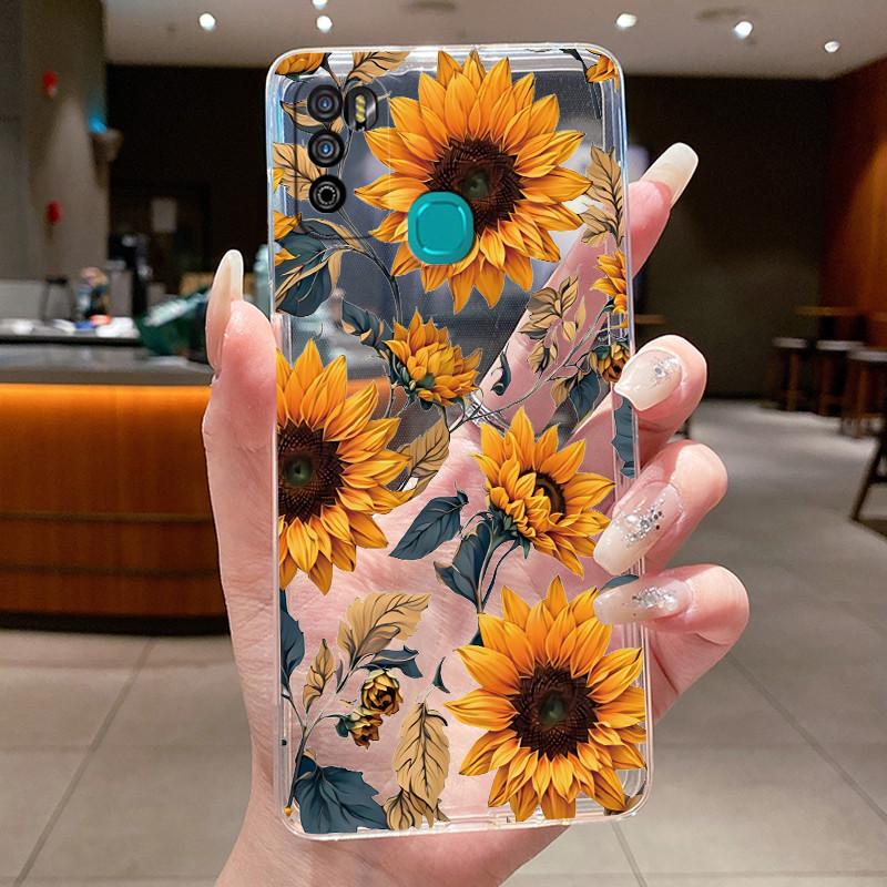 Для Infinix Hot 9 Play Задняя крышка X680 X680B X680C Эстетичный Милый Крутой Чехол для Телефона Мальчиков Девочек Мягкий Силикон Прозрачный Корпус