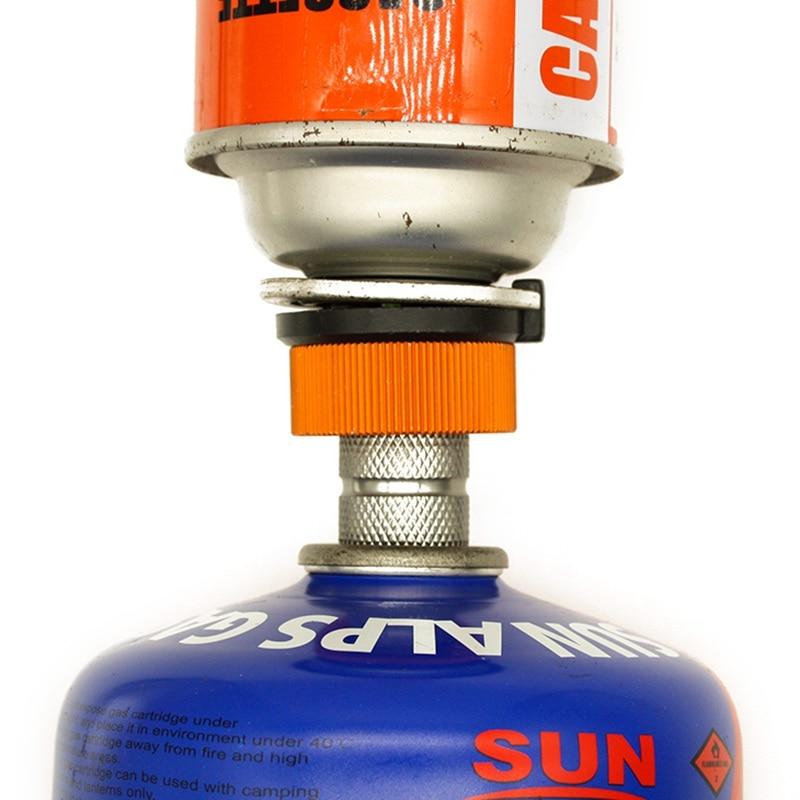 Бутановая плита для кемпинга на открытом воздухе, адаптер для заправки газа, картридж, газовое сопло, тип бутылки, картридж, винтовой тип, клапан, разъем канистры