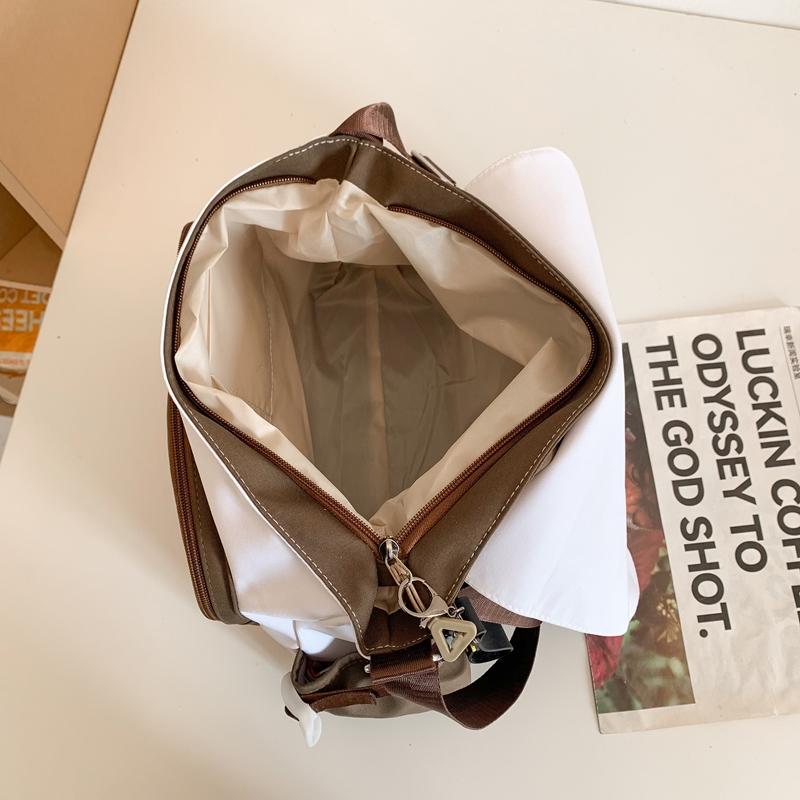 Сумка с цветными блоками, студенческая сумка через плечо, женская и мужская сумка-мессенджер