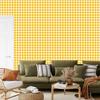 Wallpaper Fabric Pattern Cream, Yellow, White and Gold 50x1000