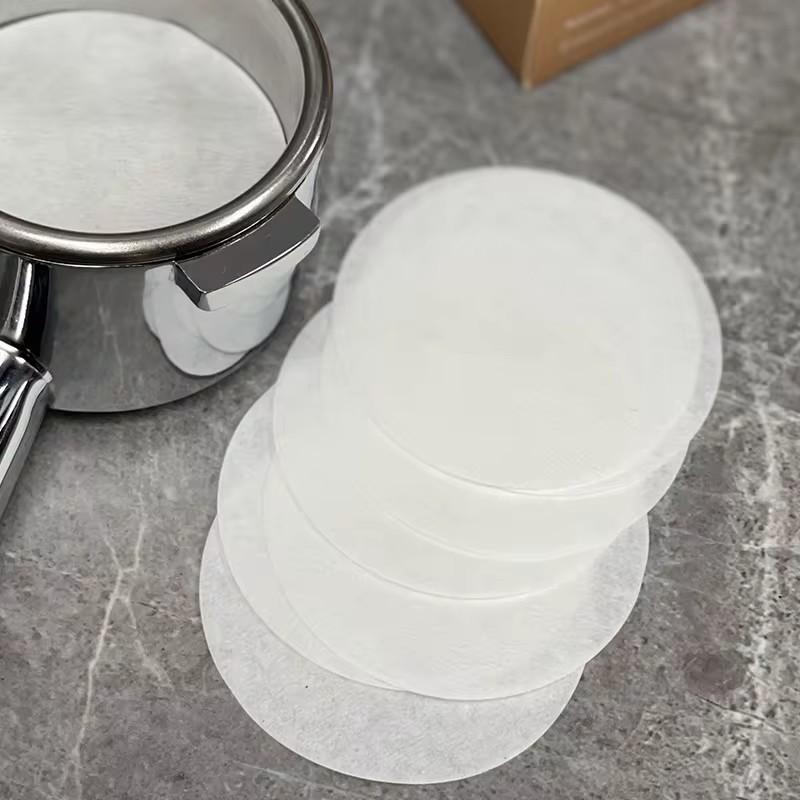 Фильтровальная бумага для кофе Одноразовая Вторичная корзина для воды Специальная для 51 мм 54 мм 58 мм Портафильтра Эспрессо Домашние аксессуары Бариста
