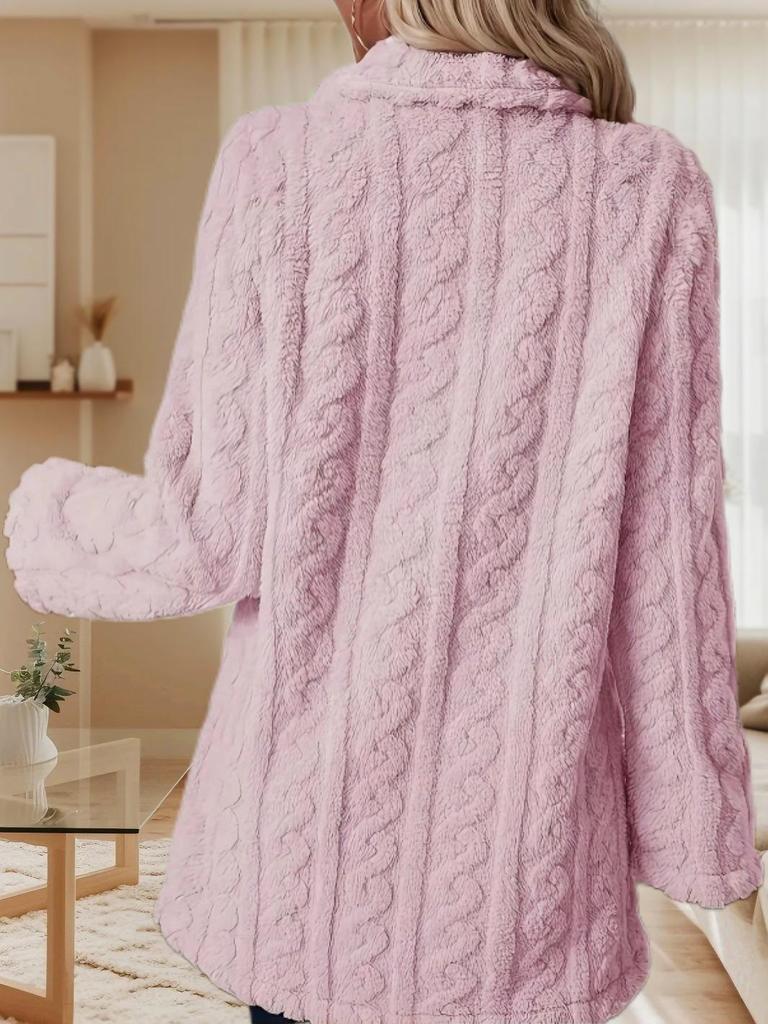 2025 Уютное двубортное пальто с воротником для женщин - Европейский и американский стиль