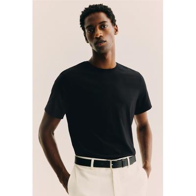 Футболка HM slim fit черная