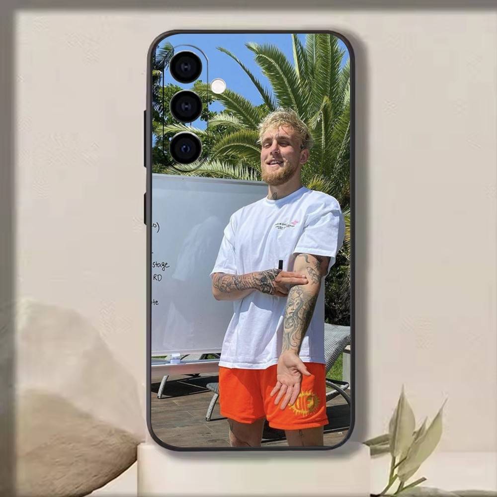 Джейк Пол Чехол для телефона для Samsung Galaxy A73,A72,A71,A70,A53,A52,A51,Мягкий силиконовый черный чехол