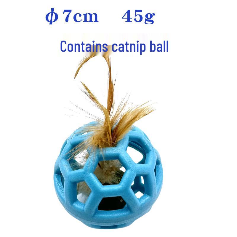 Игрушка для питомцев, полый мяч из термопластичной резины, с рождественским колокольчиком для щенков и кошек