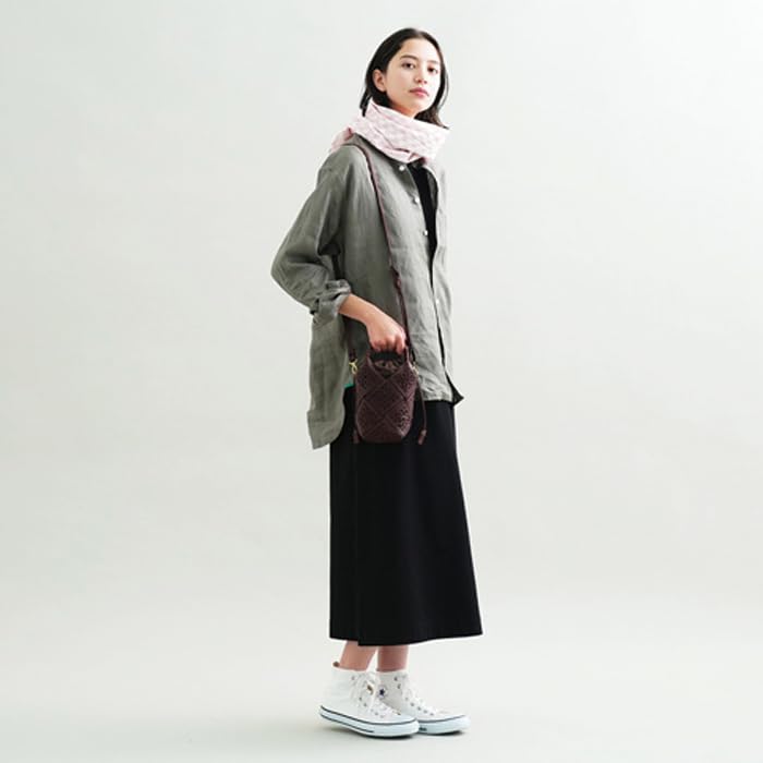 Сумка через плечо Устойчивая ажурная Пошет Черный [Genten] Женская