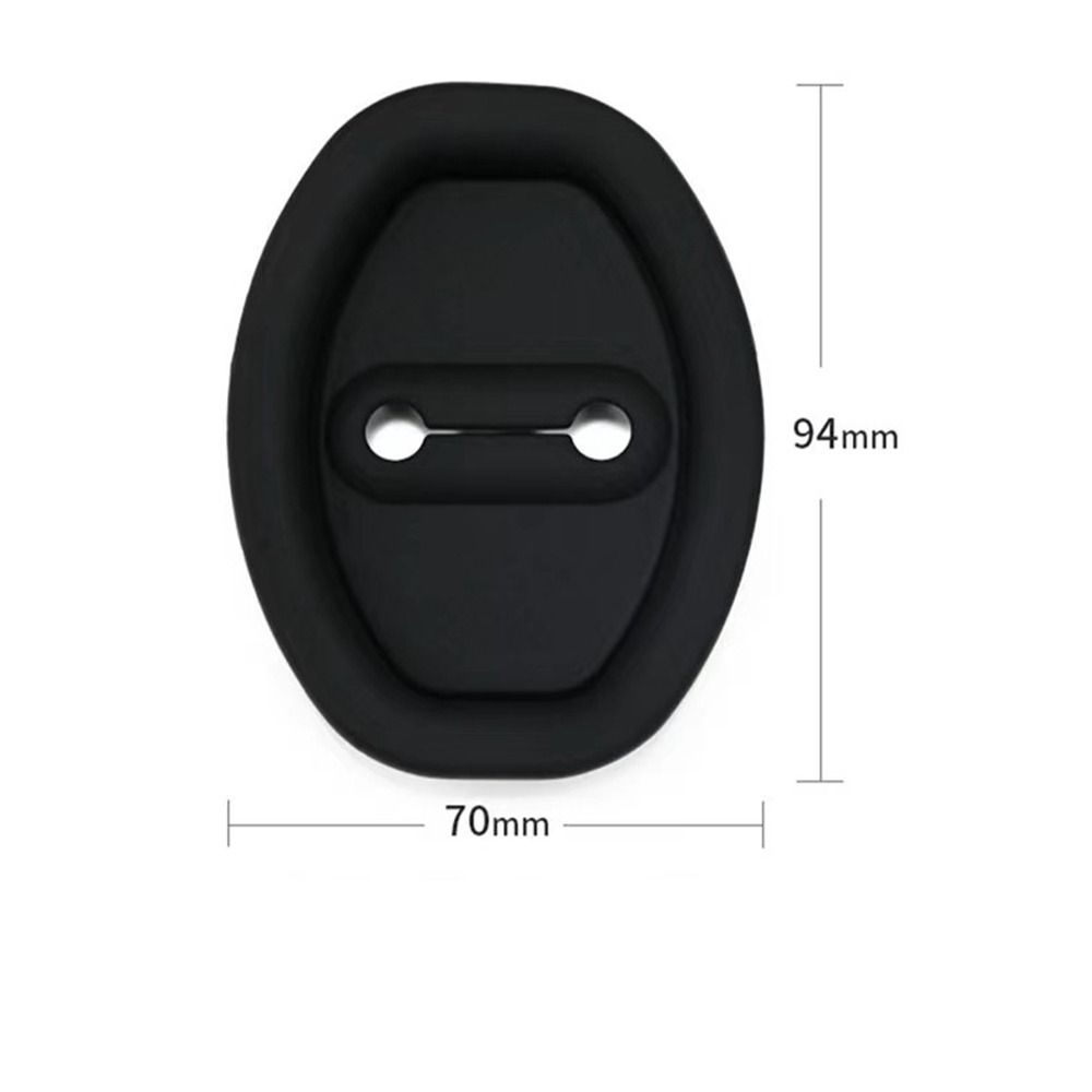 Silent Accessories Car Door Lock Buckle Protection Cover Black/White Protective Cover  Car